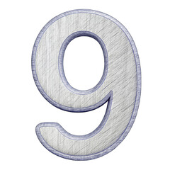3d number 9