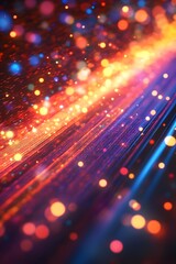 the image displays a close up of parallel lines, creating a sense of direction and movement