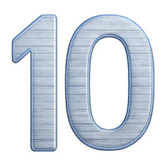 3d number 10