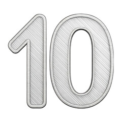 3d number 10