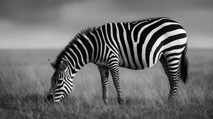 zebra in the field