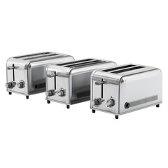 Transparent-Background Realistic Clean commercial toaster arr commercial stock asset, digital artwork, ideal for presentations and web banners, premium resource, branding