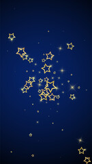 Christmas spirit. Scattered falling stars.