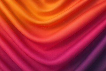 Fototapeta premium Sunset-Inspired Fabric Gradient | Warm Tones with Soft Folds