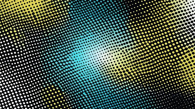 Abstract Halftone Dot Pattern with Colorful Gradient - Powered by Adobe