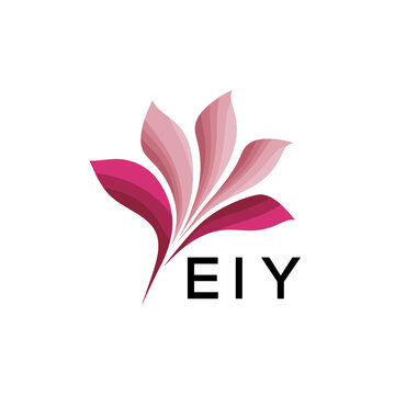 EIY Modern Floral Abstract Logo Design, EIY Later Logo, Creative Botanical Brand Identity, Minimalist Nature Inspired Logo. 
