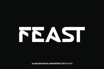 Display alphabet font vector design suitable for headline, poster, logo, magazine and many more
