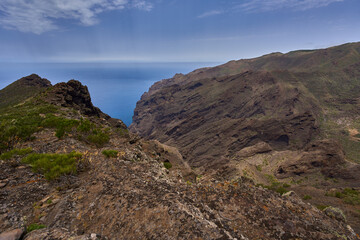 Coastal cliffs and ocean view Tenerife