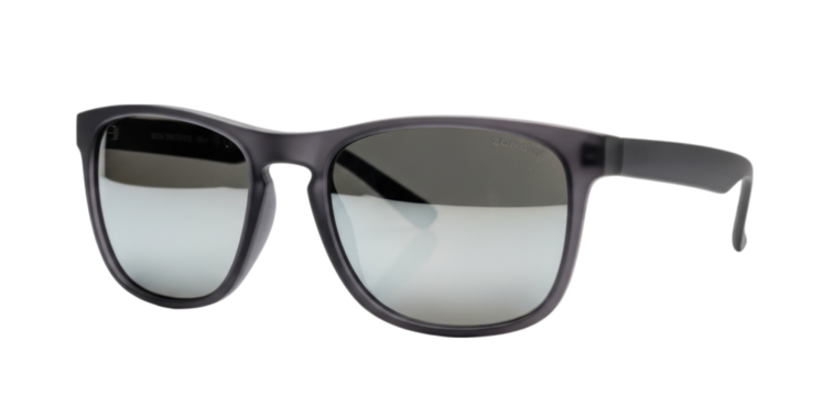 Modern black sunglasses with gradient lenses isolated on transparent bg, cutout png