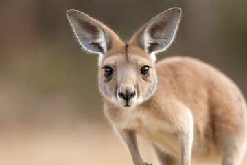 Kangaroo in the wild: a glimpse of Australia's wildlife and natural habitat