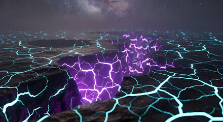 Electric Lava Terrain