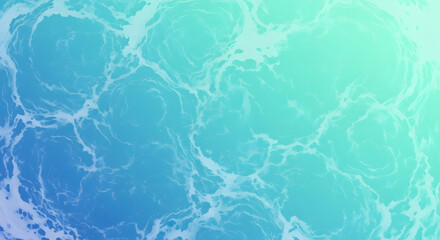 Electric Blue Marble Water Background - Abstract Texture