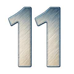 3d number 11