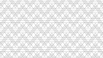 Geometric pattern of lines and repeating triangles