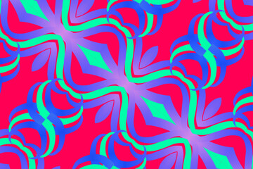 gradient line art pattern of indonesian culture traditional tenun batik ethnic dayak ornament	