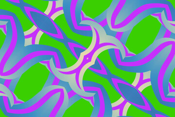 gradient line art pattern of indonesian culture traditional tenun batik ethnic dayak ornament	