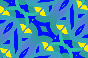 gradient line art pattern of indonesian culture traditional tenun batik ethnic dayak ornament	