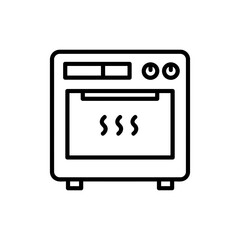 Obraz premium Minimal Icon of a Self-Cleaning Oven