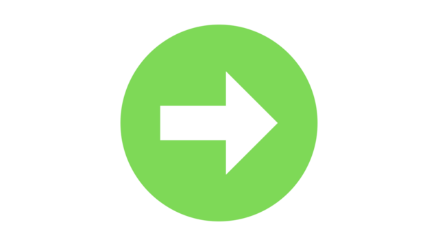 ARROW ICON WITH CIRCLE ON ISOLATED BACKGROUND