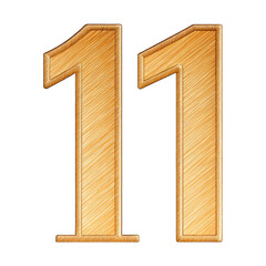 3d number 11
