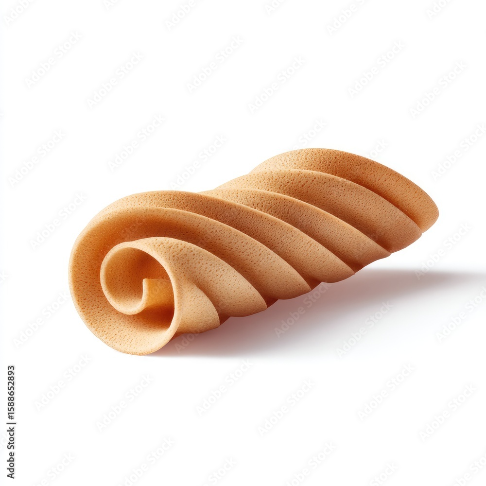 Poster smooth and elegant swirl of creamy caramel on a white background showcasing textural details and uni