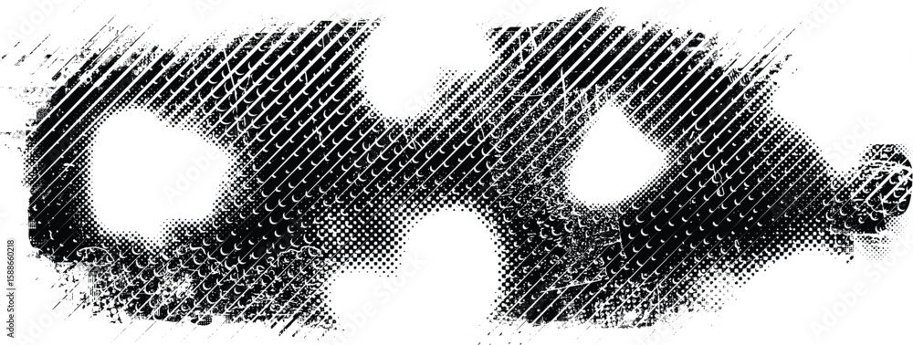 Poster grunge textured banner with rough edges. speckled texture. overlay grunge texture . simply place tex