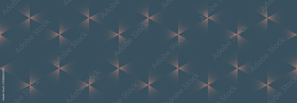 Poster intricate geometric shapes create a harmonious pattern with a blend of brown and blue hues. this mod