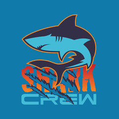 Shark Crew T Shirt design 