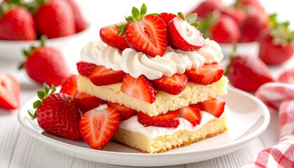 Strawberry shortcake dessert