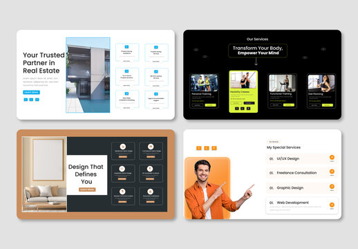 Multi Purpose Services Page Design