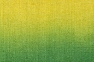 Fototapeta premium Yellow to Green Gradient Linen | Textured Fabric Surface