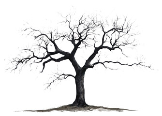 Obraz premium PNG Tree art illustration drawing.