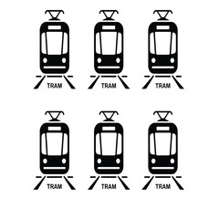 vector set of transport icons