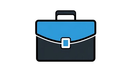 Corporate briefcase illustration	