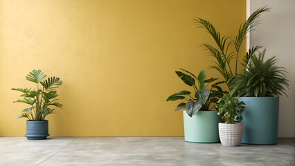 green plant in the interior