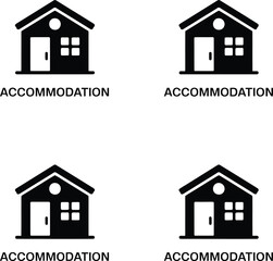 set of house icons