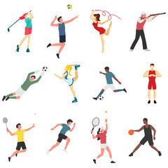 sports icons , soccer, basketball, baseball, tennis, golf, football, hockey, volleyball, swimming, running, cycling, boxing, wrestling, gymnastics, cricket, rugby, skiing, snowboarding, skateboarding,