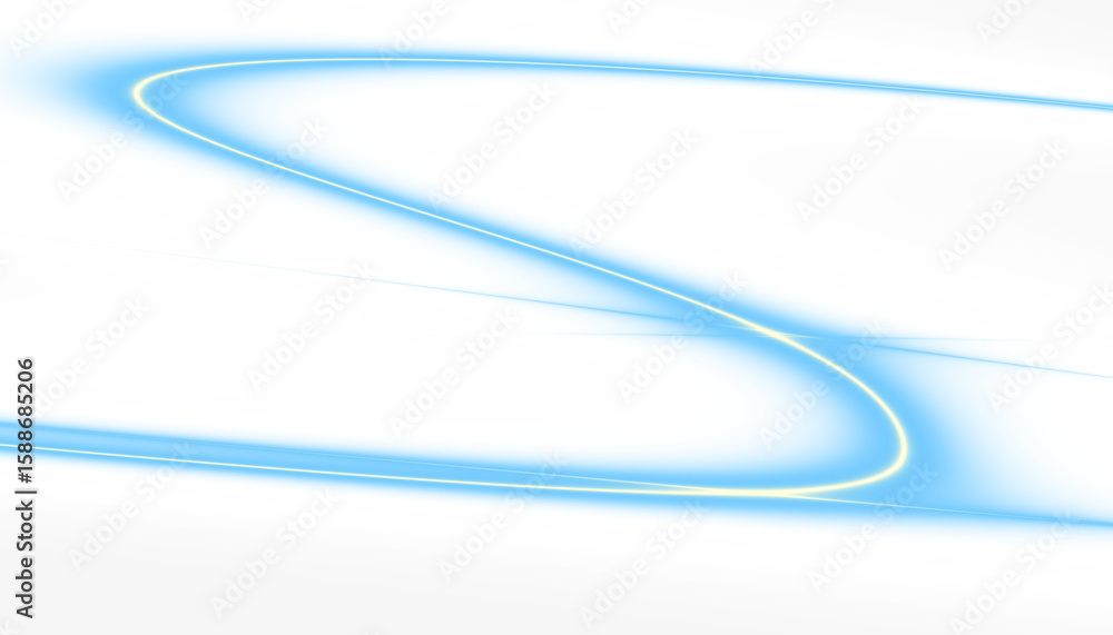 Poster energy lines with transparent gradient background. elegant rainbow colours wavy line on transparent 