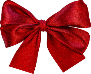 Red Festive Gift Ribbon Bow