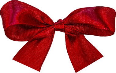 Red Festive Gift Ribbon Bow