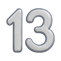 3d number 13