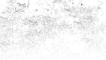 Black Distressed overlay texture, Vector texture background, Black ink on a white background texture, Grunge effect in black and white
