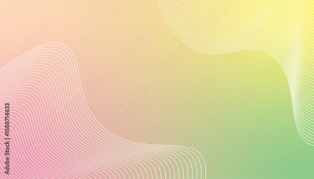 Poster vibrant abstract gradient background with soft color transitions