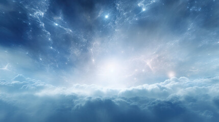 dramatic sky with epic cloudscapes background