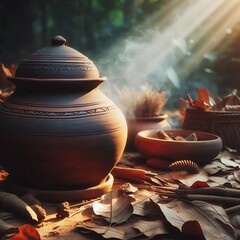 Clay Ash Pot**: Pots for storing ash from wood fires for reuse.
