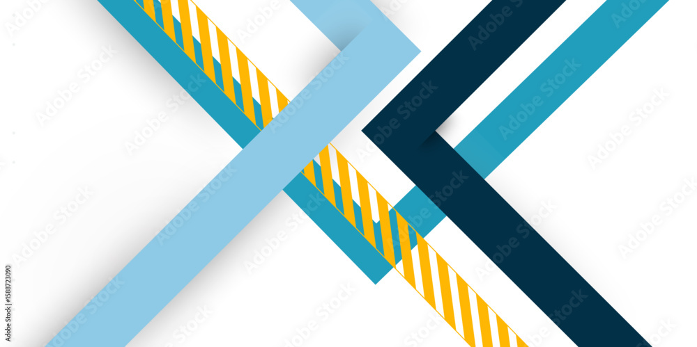 Poster overly rectangular shapes in shades of pastel color, arrow direction line creating modern minimalist