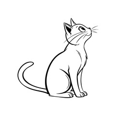 cat art line