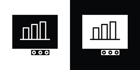 Equity derivatives icon black flat pictogram. For graphic and web design.