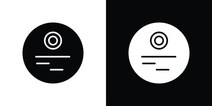 Death star icon black flat pictogram. For graphic and web design.