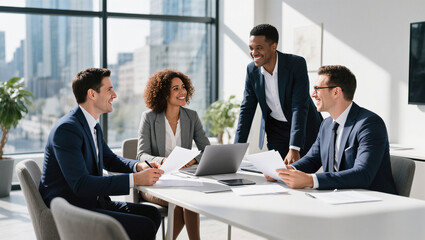 business people in a meeting
